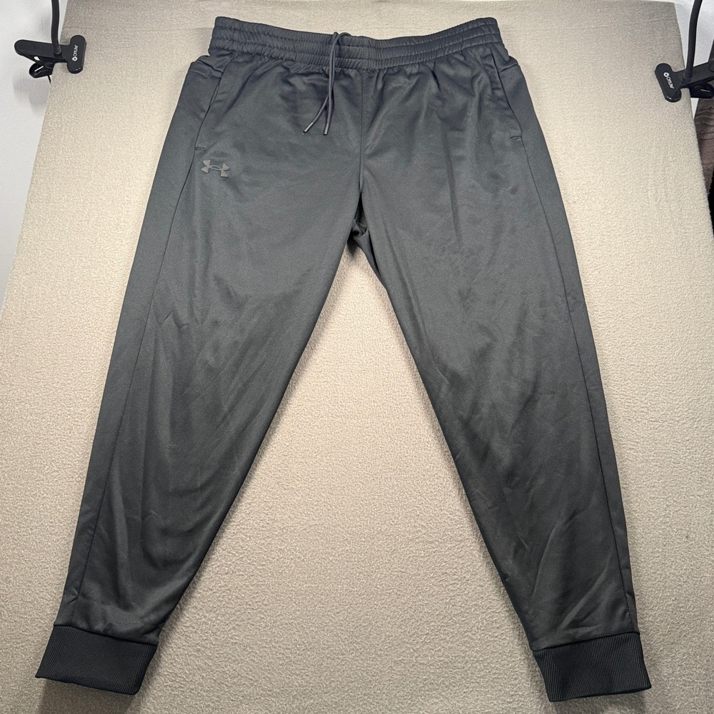 Under Armour Armour Fleece Joggers Mens Size 2XL Black Loose Fit Training Pants